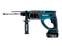 Аккум. перфоратор MAKITA DHR 202 RFE в чем. (18.0 В, 2 акк., 3.0 А/ч Li-Ion, 1.9 Дж, вес 3.5 кг,)