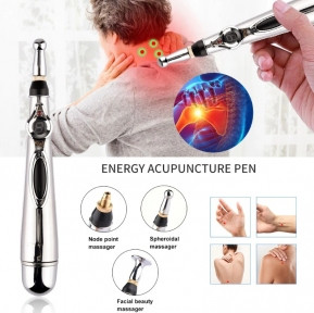 Электронный акупунктурный карандаш массажер Massager Pen GLF-209 - лазерная машинка для иглоукалывания - - фото 1 - id-p136252753