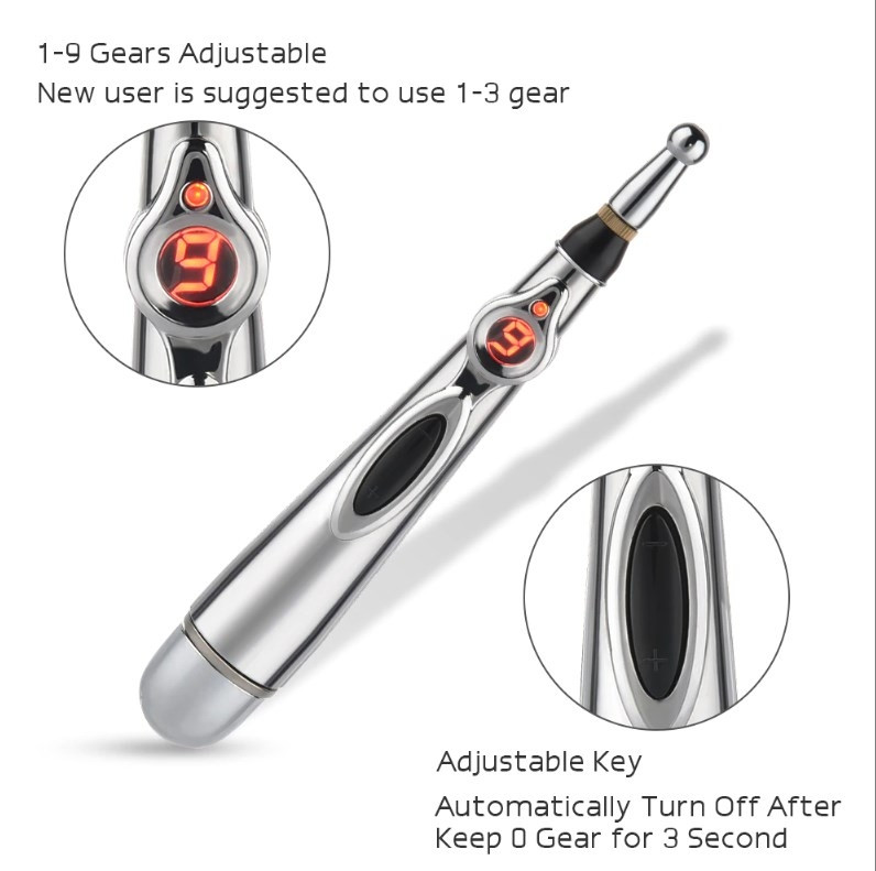 Электронный акупунктурный карандаш массажер Massager Pen GLF-209 - лазерная машинка для иглоукалывания - - фото 4 - id-p136252753