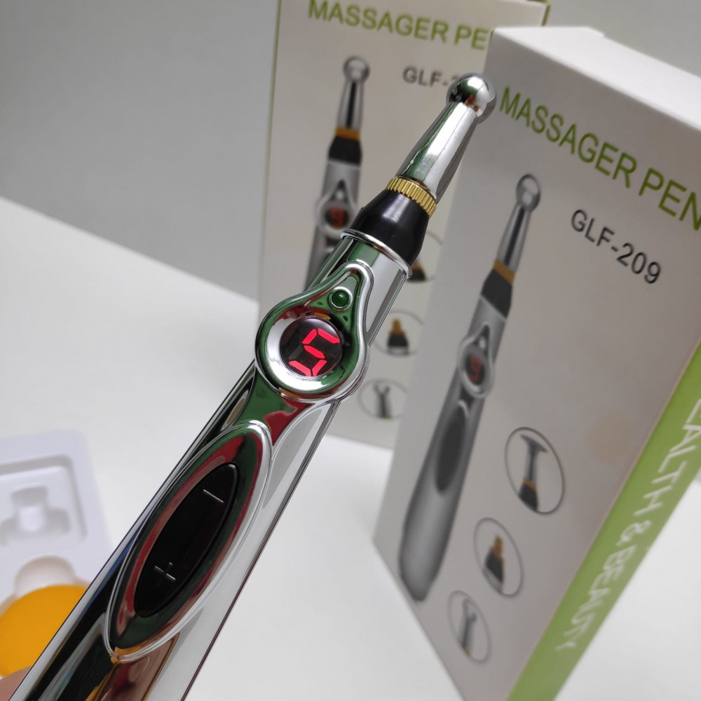 Электронный акупунктурный карандаш массажер Massager Pen GLF-209 - лазерная машинка для иглоукалывания - - фото 10 - id-p136252753