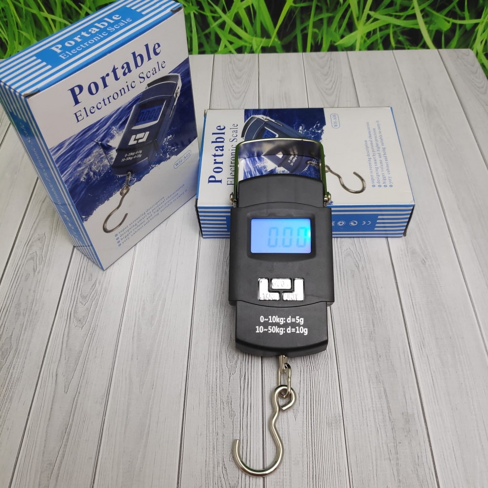 Электронные весы-кантер Portable Electronic Scale WH-A08 до 50 кг - фото 2 - id-p181590884