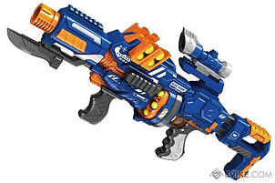 Детское оружие пулемет бластер Blaze Storm ZC7089 шарики+пули нп