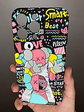 Чехол KAWS закрытого типа ,светится в темноте, IPhone 14 PRO