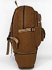 Рюкзак туристический, походный 60л+ коричневый, фото 3