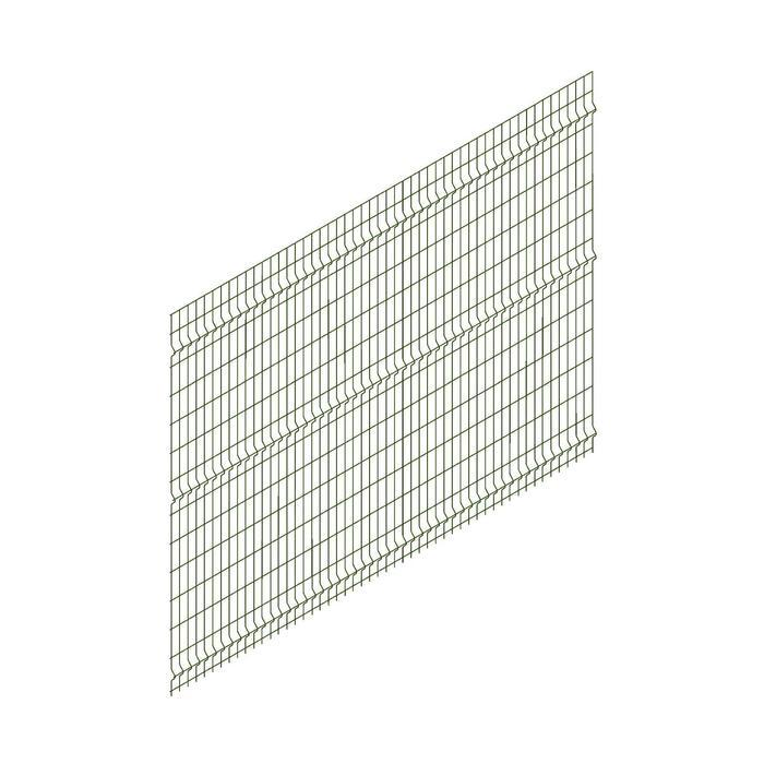 Панельное ограждение, 1,74 × 2,7 м, ячейка 55 × 235 мм, d = 3.8 мм, цвет зёленый, «ПРЕГРАДА» - фото 1 - id-p200391889