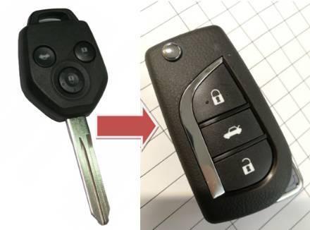 Ключ для замены штатного Subaru Forester, Legacy, Impreza, XV - фото 1 - id-p200410656