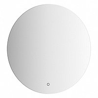 Зеркало Evororm с LED-подсветкой, сенсорный выключатель, 15W, d=60 см, тёплый белый свет
