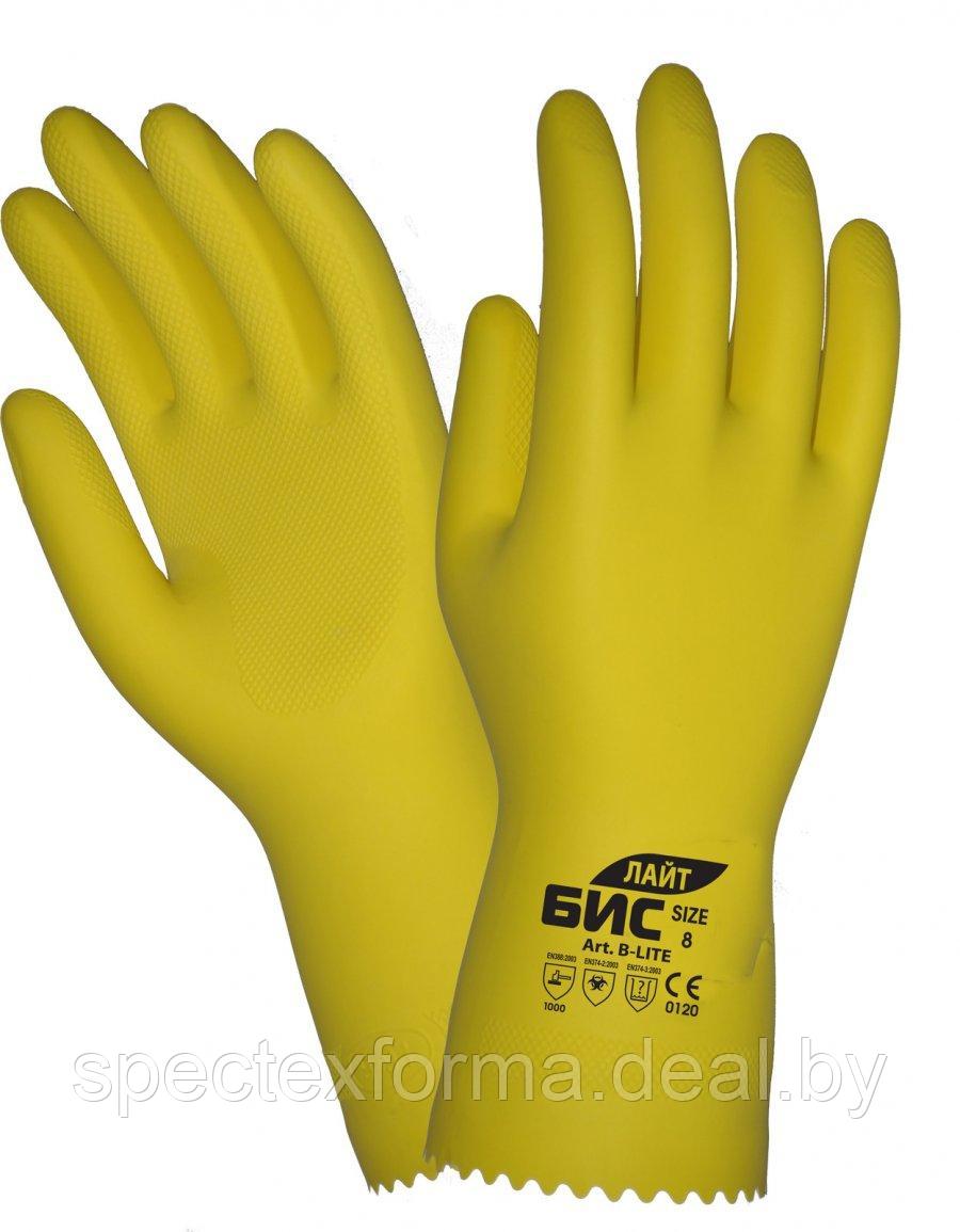 Перчатки "Бис Лайт " химическистойкие К50Щ50 - фото 1 - id-p200413320