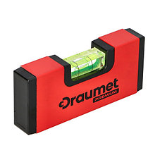 DRAUMET Карманный уровень с магнитом, 120 мм (погрешн. 0,5 мм на 1м) - e8997