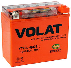 Аккумулятор VOLAT (20 Ah) 330 A, 12 V Обратная, R+ YT20L-4 (iGEL)  177x88x155