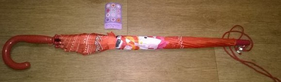 Зонтик детский Хеллоу Китти (Hello Kitty) красный d=89см - фото 8 - id-p26400172