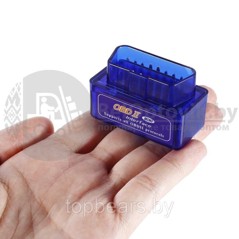 Адаптер ELM327 Bluetooth OBD II (Версия 2.1). Новая улучшенная версия, картонная коробка - фото 7 - id-p200480707