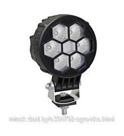 Фара рабочая LED 30W/60⁰ (6x5W) 2500 lm (floodlight - широкий луч) круглый корпус