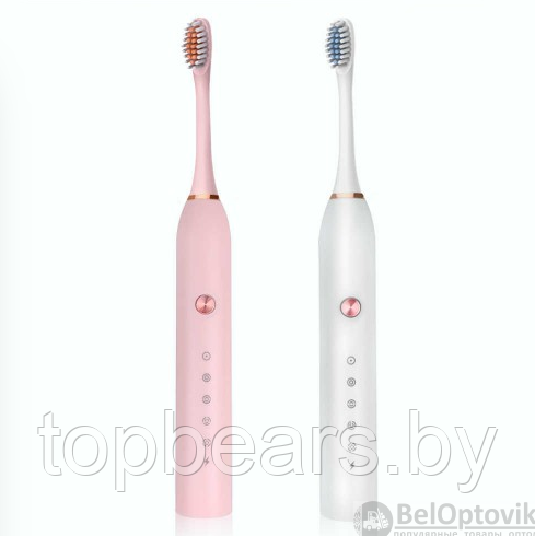 Электрическая зубная щётка Sonic toothbrush x-3 Белый корпус - фото 10 - id-p200480850