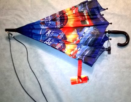 Зонт Маквин (Тачки) полуавтомат со свистком темно-синий - фото 2 - id-p26400242