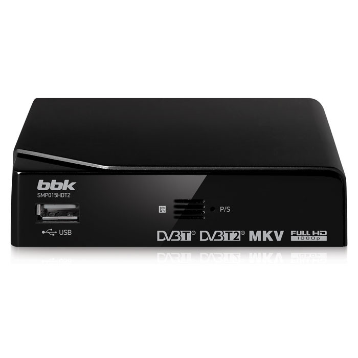 Цифровая ТВ приставка BBK SMP015HDT2 (DVB-T/DVB-T2) с функцией HD-плеера - фото 2 - id-p26409172