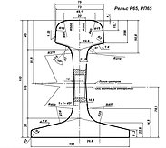 Рельсы промышленные РП-50 ,РП-65