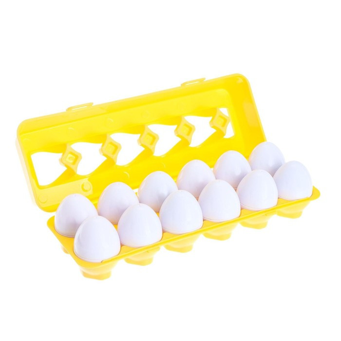 Развивающий набор «Сортер яйца», фрукты, 12 штук - фото 3 - id-p162753963