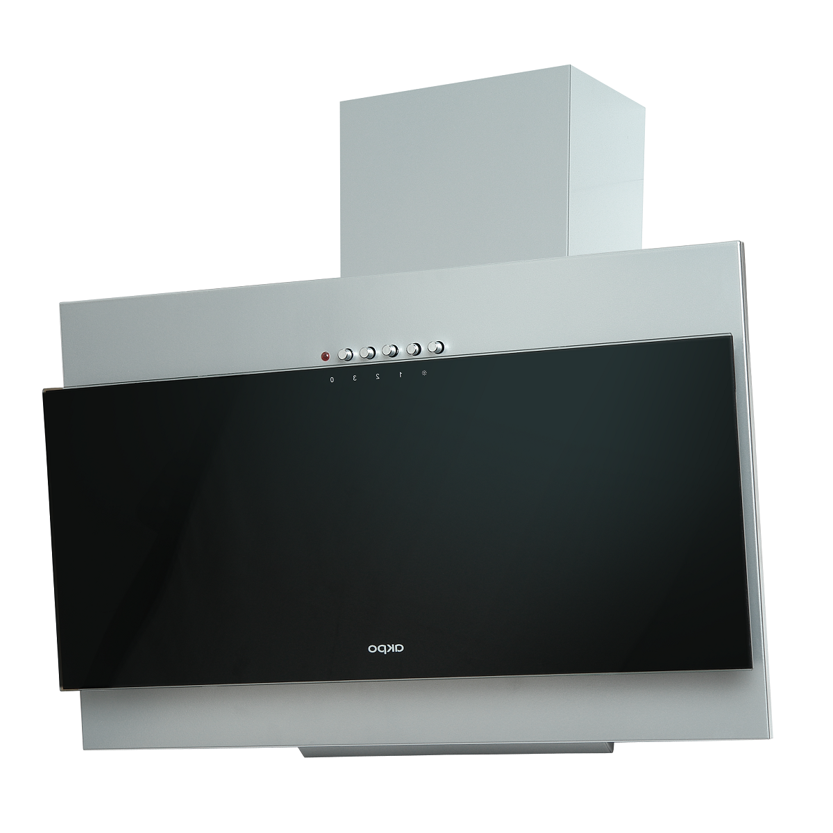 Кухонная вытяжка AKPO Juno Eco 60 WK-4 Серый - Черное стекло