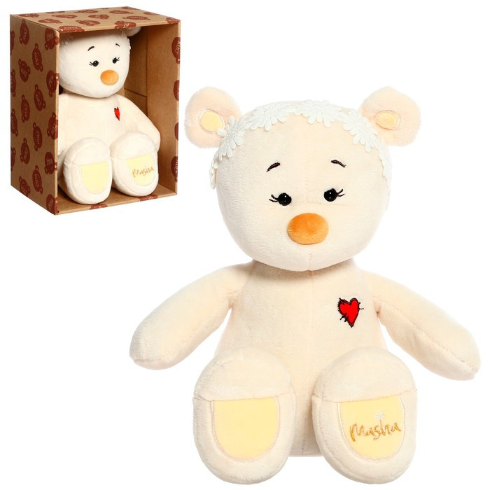 Мягкая игрушка «Медведь Masha», 30 см - фото 1 - id-p162761471