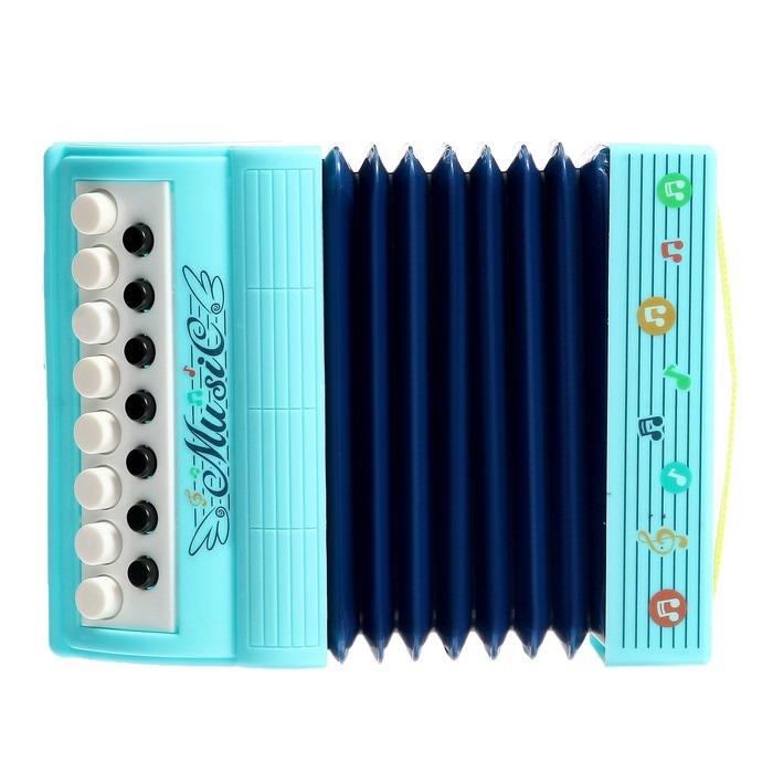 Музыкальная игрушка аккордеон «Музыкальный взрыв», 13 клавиш, работает от батареек, цвета МИКС - фото 2 - id-p165975804