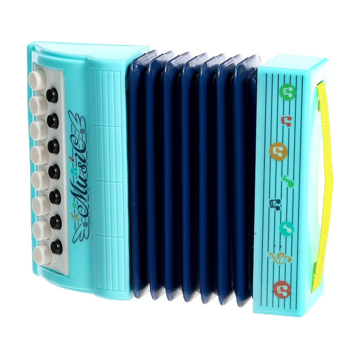 Музыкальная игрушка аккордеон «Музыкальный взрыв», 13 клавиш, работает от батареек, цвета МИКС - фото 3 - id-p165975804