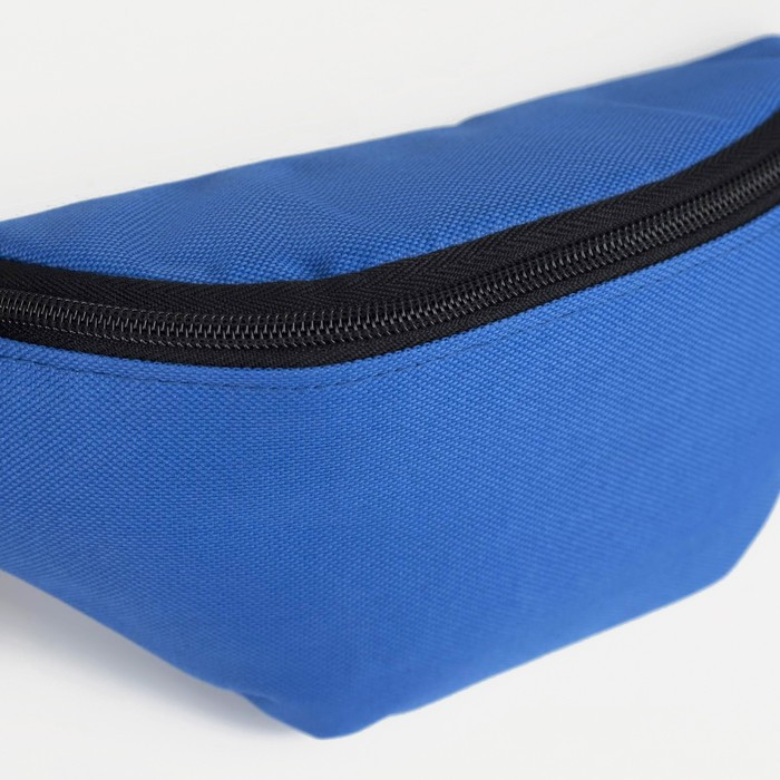 Поясная сумка на молнии, цвет синий - фото 4 - id-p178601452