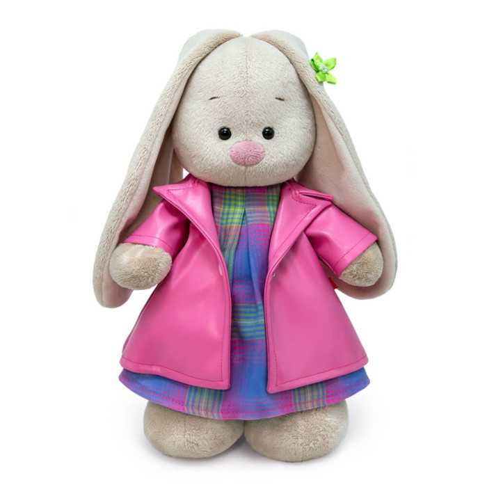 Мягкая игрушка «Зайка Ми», в пальто из экокожи, 25 см - фото 1 - id-p170398080