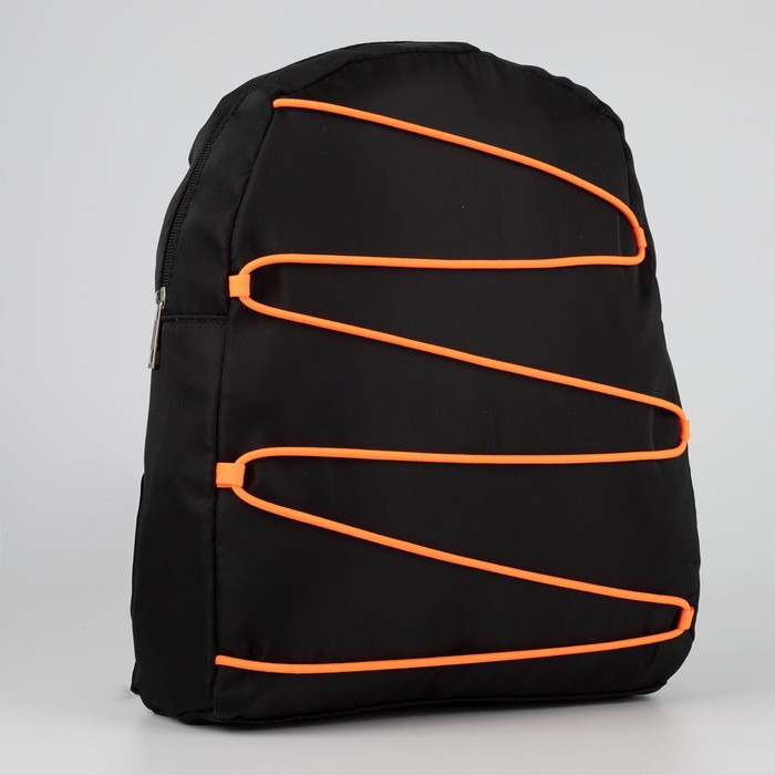 Рюкзак текстильный со шнуровкой, цвет чёрный - фото 5 - id-p179858728
