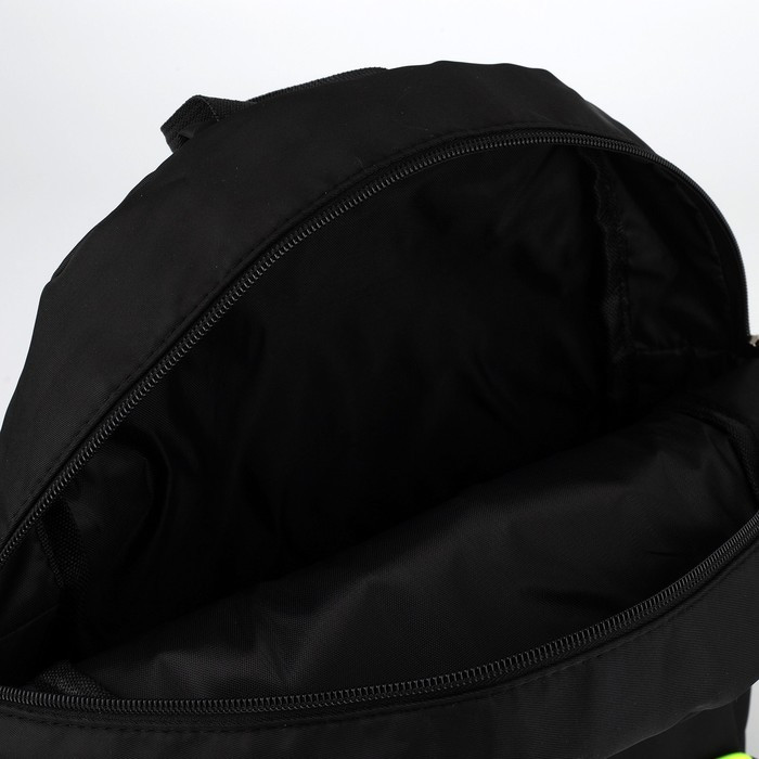 Рюкзак текстильный со шнуровкой, цвет чёрный - фото 10 - id-p179858724