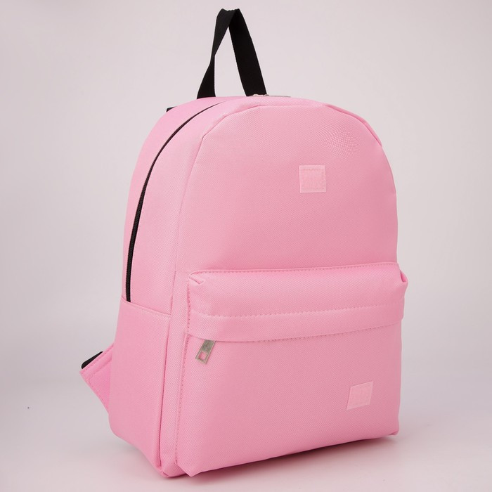 Рюкзак текстильный «Сердце», 37 х 33 х 17 см, с липучками, розовый - фото 10 - id-p171234848