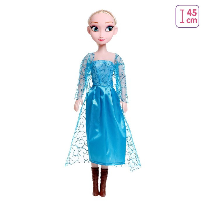 Кукла ростовая «Сказочная принцесса» в платье, звук, высота 45 см, МИКС - фото 1 - id-p162752661