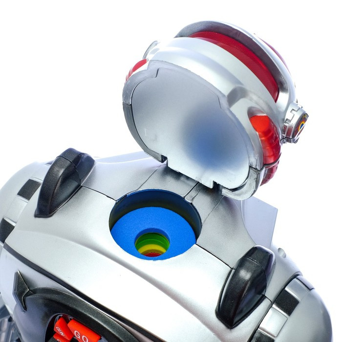 Робот радиоуправляемый «Космический боец», световые и звуковые эффекты, стреляет дисками, МИКС - фото 4 - id-p187841940