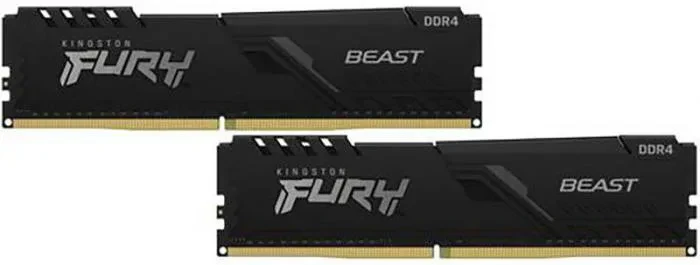Оперативная память Kingston FURY Beast 2x32GB DDR4 PC4-25600 KF432C16BBK2/64