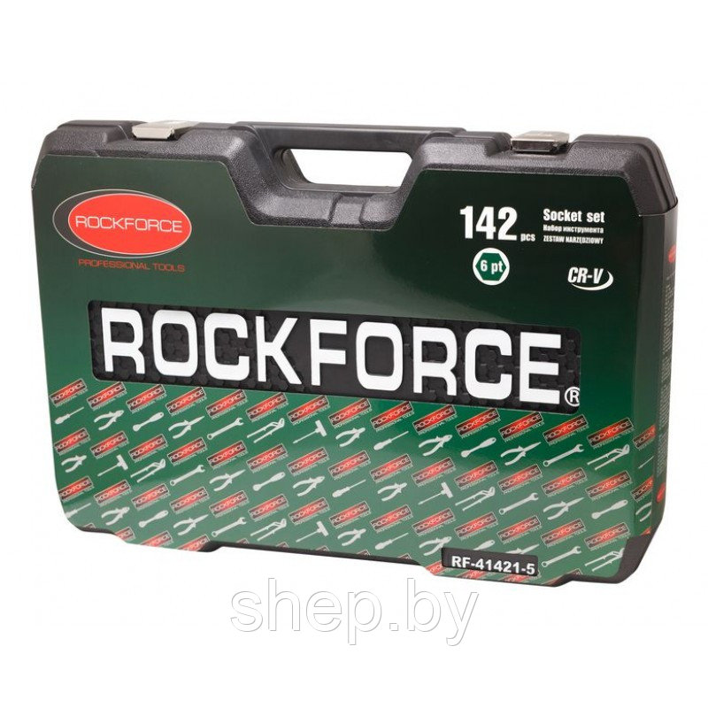 Набор инструментов RockForce RF-41421-5 Набор инструментов 142пр. 1/4'', 3/8'',1/2''(6-гран.) - фото 3 - id-p200499908