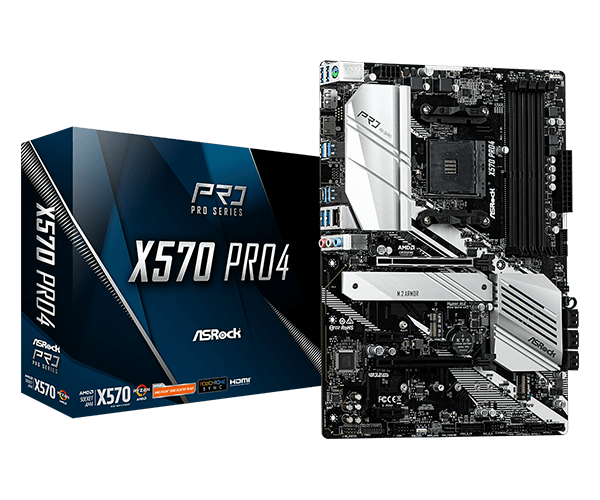 Материнская плата ASRock X570 Pro4