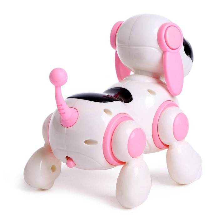 Собачка-робот «Умная Лотти», ходит, поёт, работает от батареек, цвет розовый - фото 3 - id-p176490094