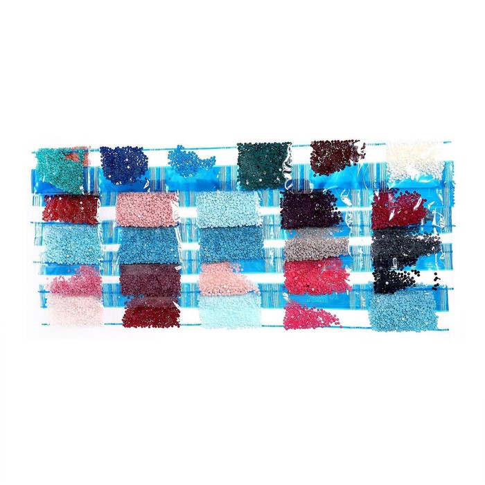 Алмазная мозаика с частичным заполнением «Девушка на берегу» 50x60 см, холст, ёмкость - фото 3 - id-p164288076