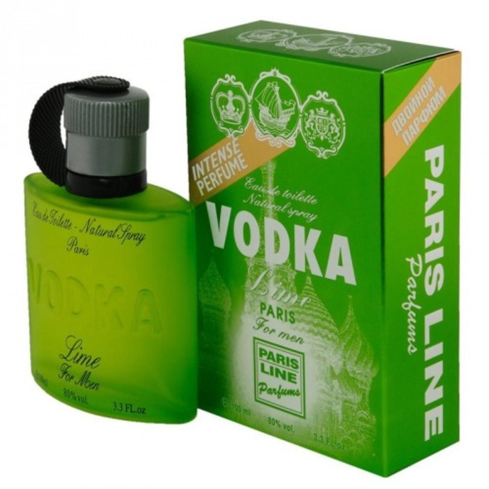 Туалетная вода мужская Vodka Lime Intense PerfumeD, 100 мл - фото 4 - id-p176661917