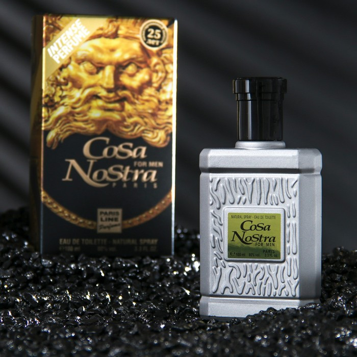 Туалетная вода мужская Cosa Nostra Intense Perfume, 100 мл - фото 1 - id-p176661928