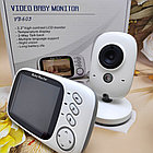 Видеоняня беспроводная Video Baby monitor VB-603 (датчик температуры, ночное видение, 8 колыбельных, 2-х стор, фото 5