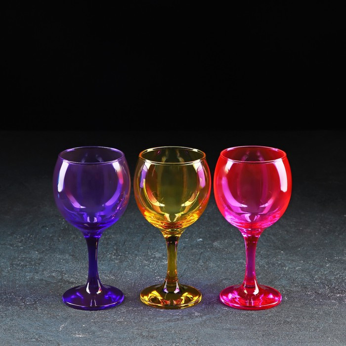 Набор бокалов для вина «Радуга», 290 мл, 6 шт - фото 3 - id-p177026884