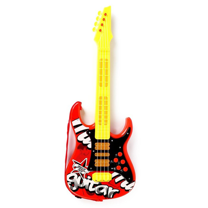 Игрушка музыкальная - гитара «Соло», световые и звуковые эффекты, работает от батареек - фото 4 - id-p162759965
