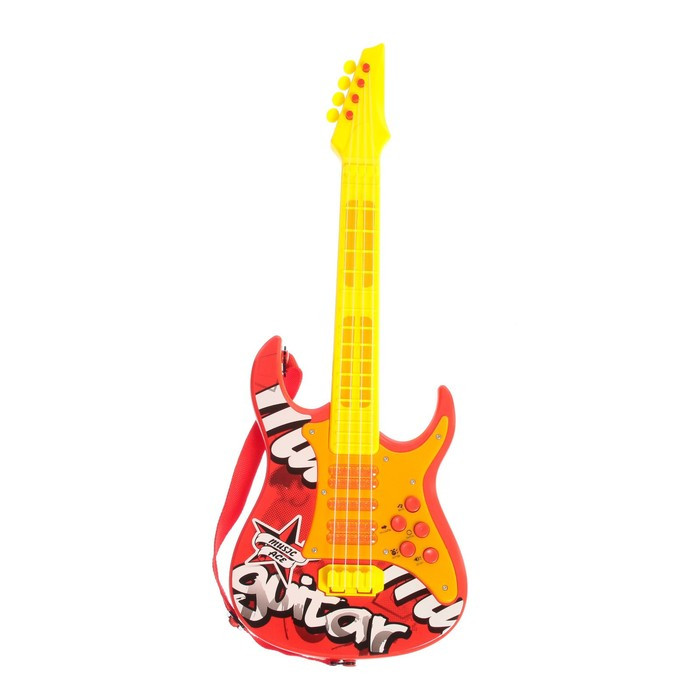 Игрушка музыкальная - гитара «Соло», световые и звуковые эффекты, работает от батареек - фото 5 - id-p162759965