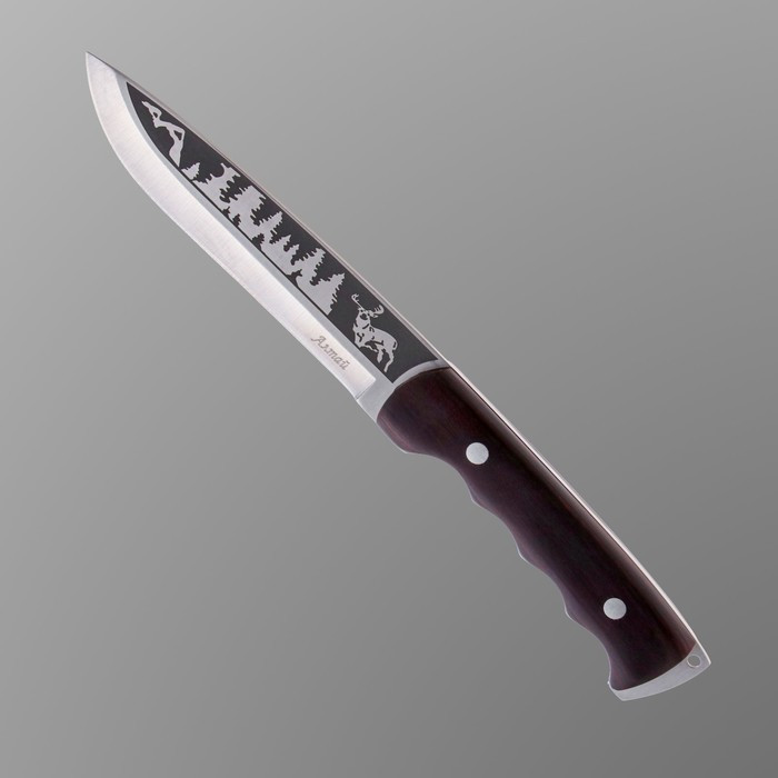 Нож охотничий "Алтай" сталь - 65х13, рукоять - дерево, 24 см - фото 3 - id-p176658208