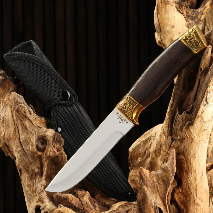 Нож охотничий Мастер К, рукоять дерево, клинок 11 см - фото 2 - id-p176658234