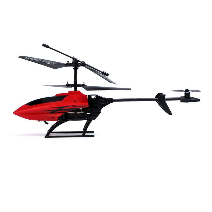 Вертолёт радиоуправляемый «Эксперт», работает от аккумулятора, цвет красный - фото 2 - id-p178891302