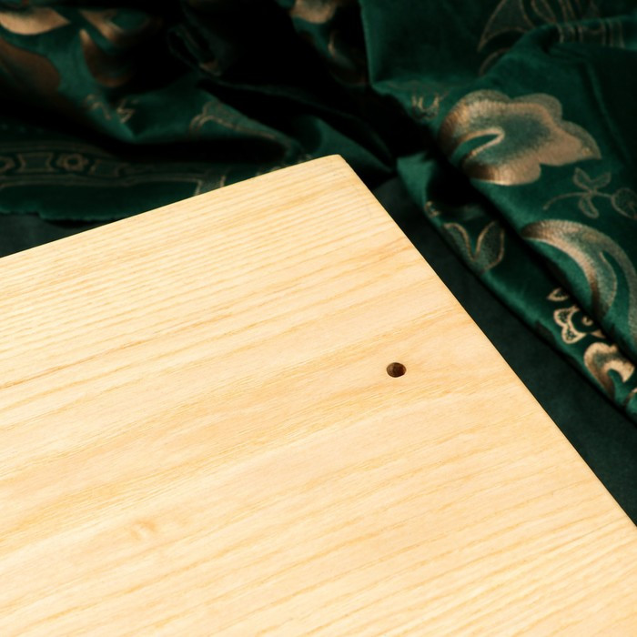 Столешница деревянная из слэба, 50х30 см, массив вяза - фото 3 - id-p177015092