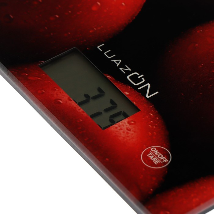 Весы кухонные Luazon LVK-702 "Томаты", электронные, до 7 кг - фото 5 - id-p177007509