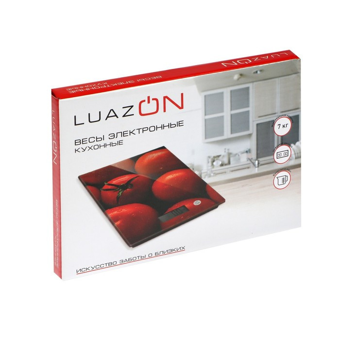 Весы кухонные Luazon LVK-702 "Томаты", электронные, до 7 кг - фото 9 - id-p177007509